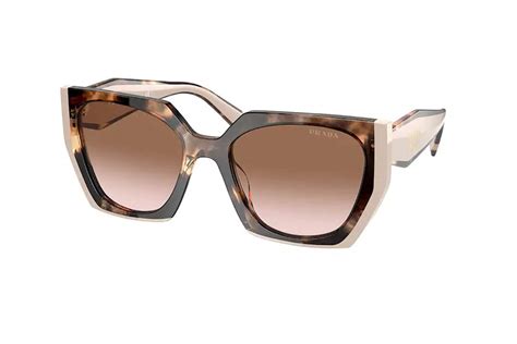 prada white brown sunglasses|prada sunglasses women clearance.